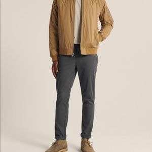 Abercrombie & Fitch Skinny Dark Grey Chinos